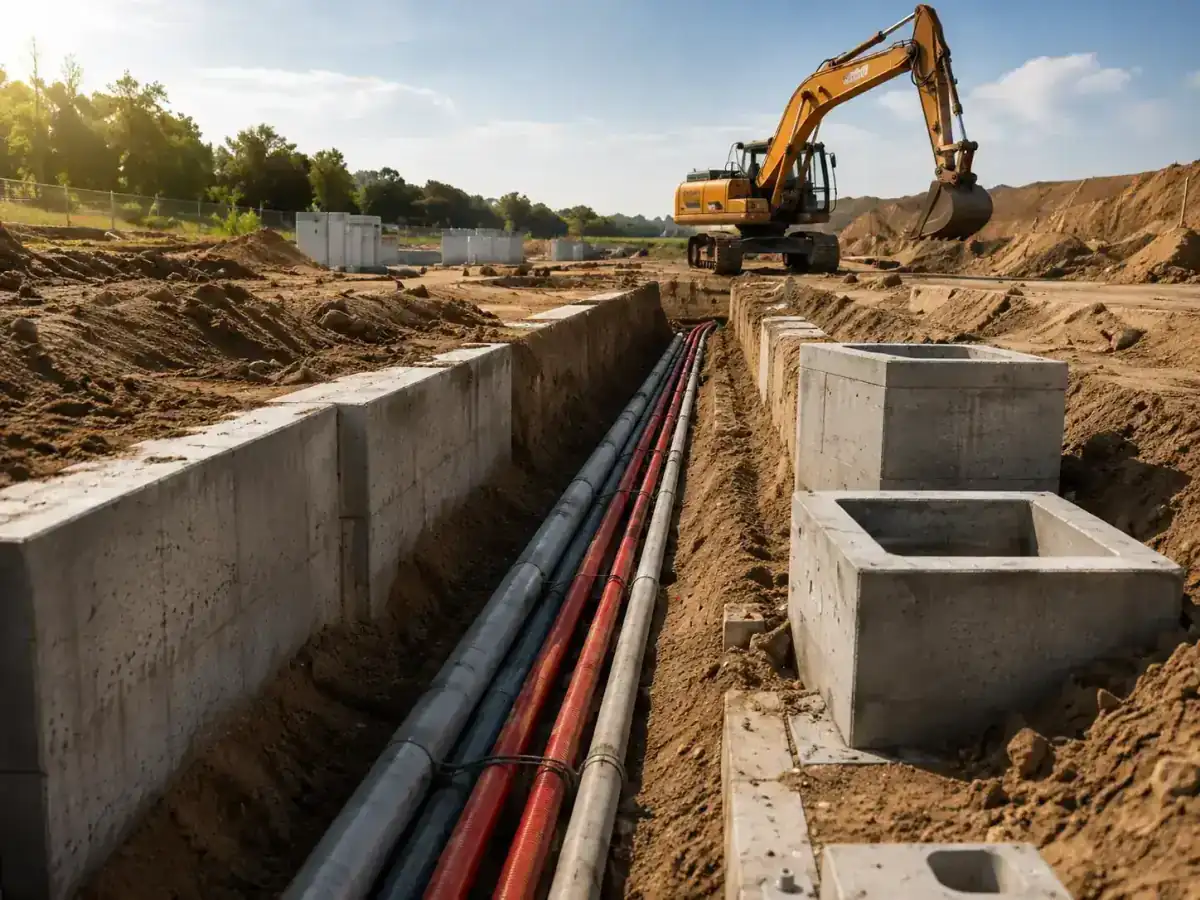Travaux de génie civil et infrastructures