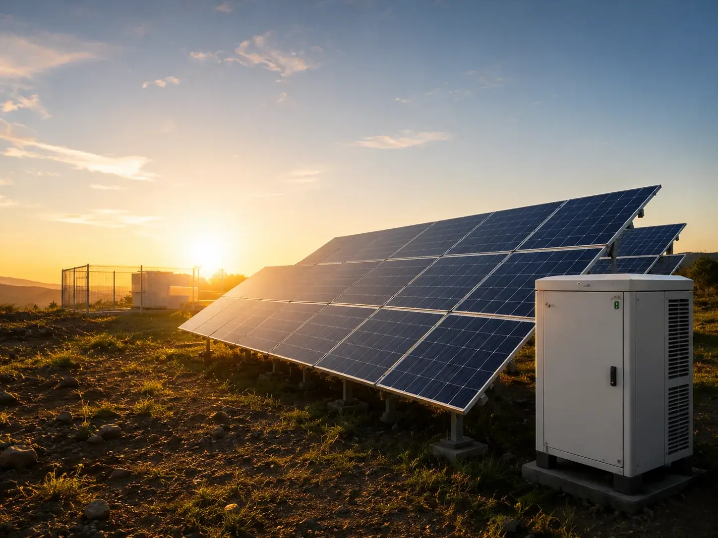 Stations solaires et panneaux photovoltaïques