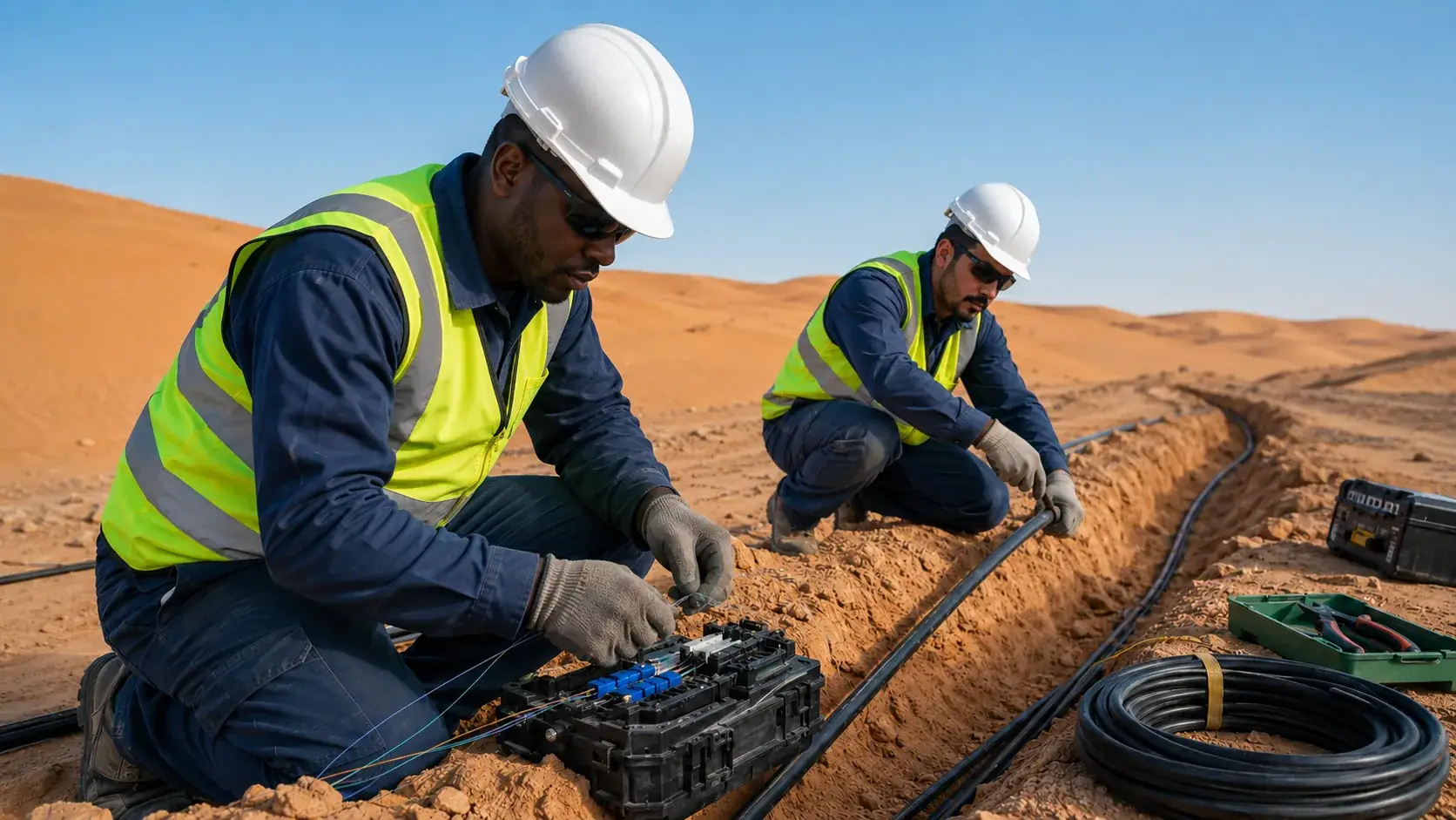 Déploiement fibre optique